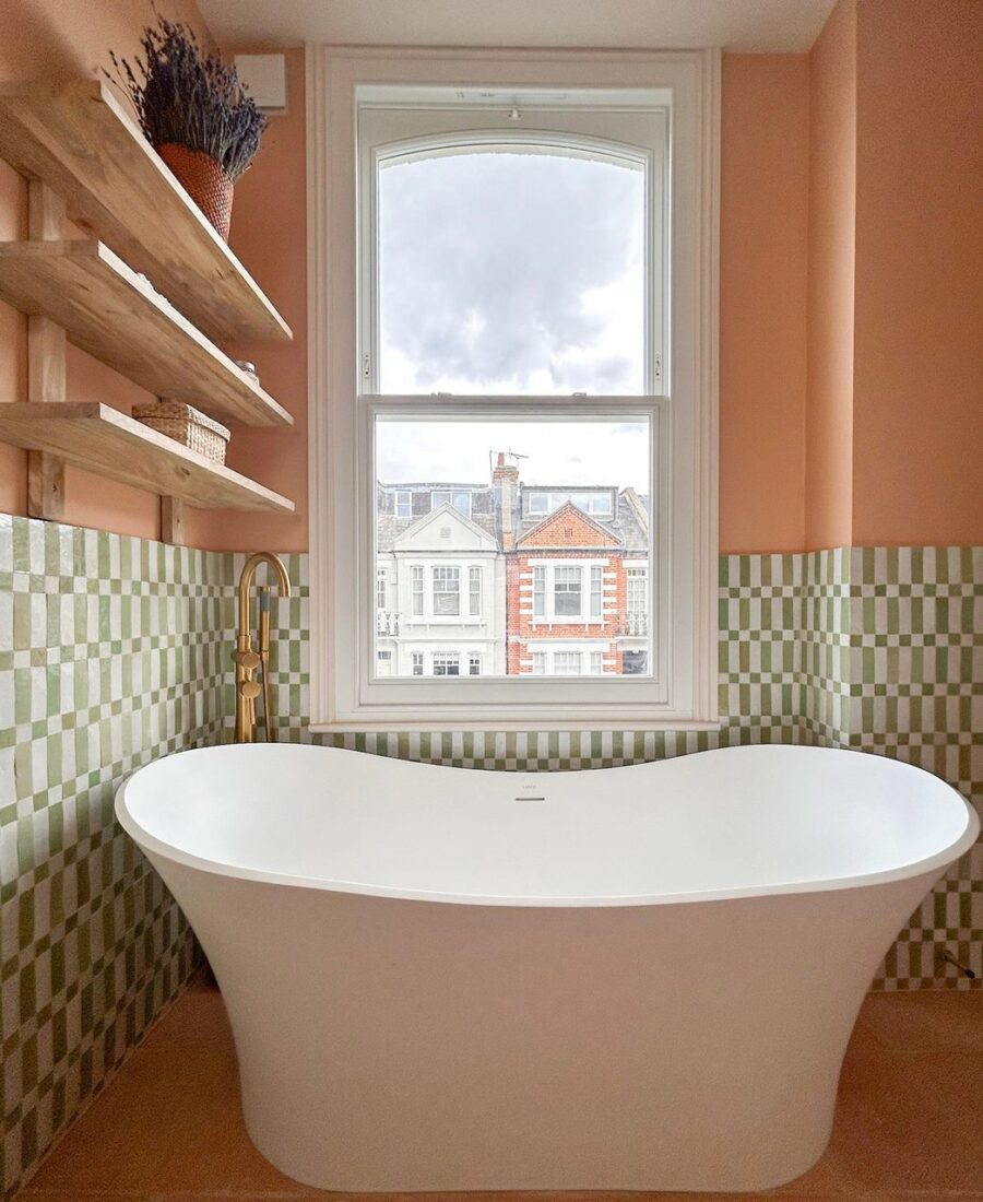 Zellige tiled bathroom - Bathrooms