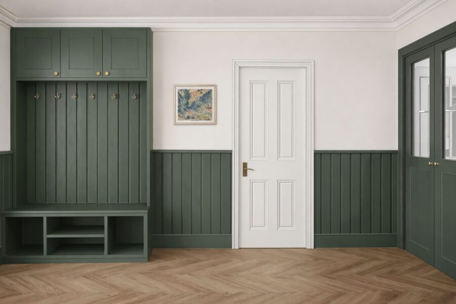 Green boot room - Renders